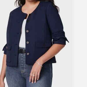 SPANX Ponte Bomber Jacket Sz L